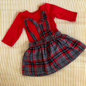 Carter’s Plaid Christmas Jumper Dress
